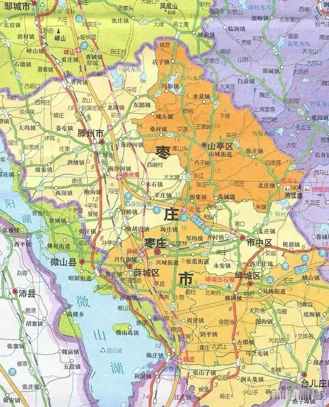 微山县在微山湖周边的规划及其对枣庄市的影响，以及微山湖水域缩小后新增土地面积的归