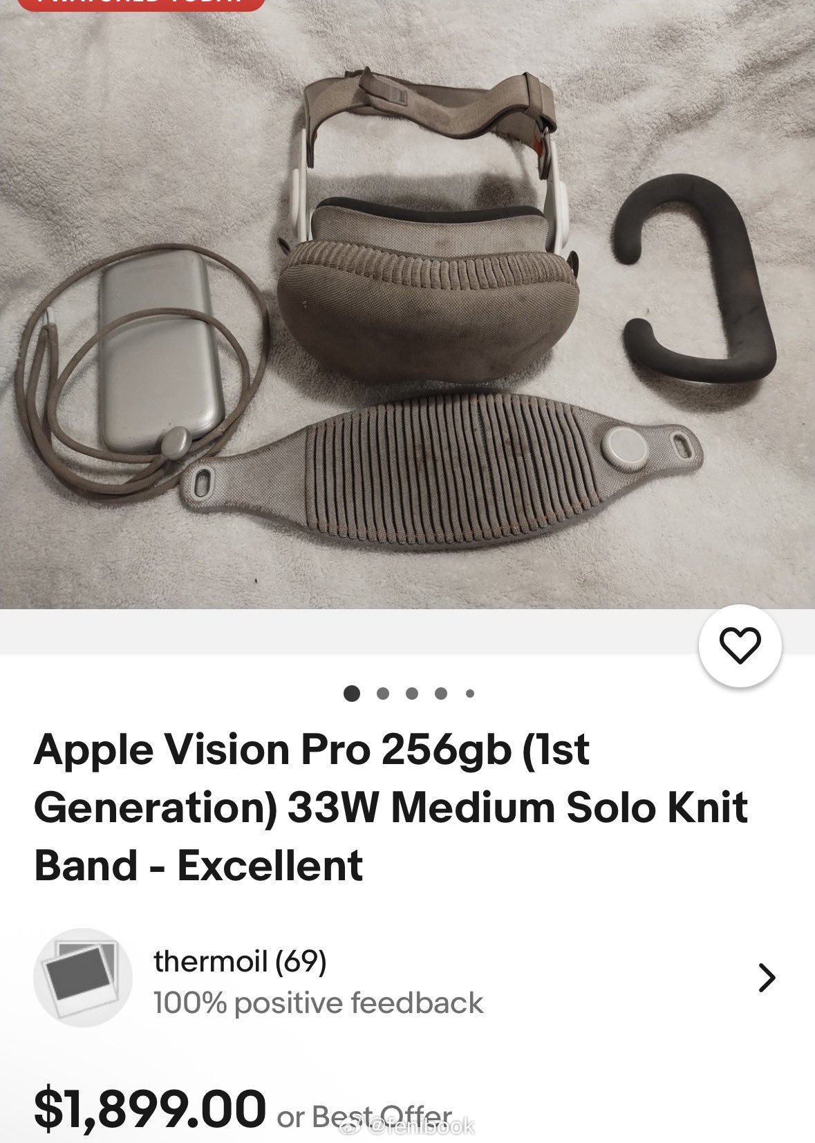 这个Apple Vision Pro价格如何？如果干净一点的话我都心动了