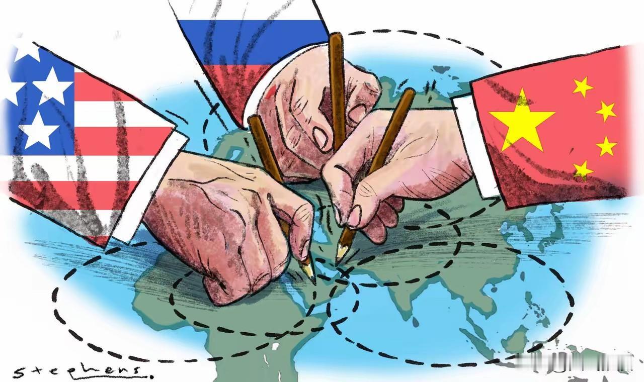 当前的局势看起来乱，但是有一个共通点：

现在国际局势看着乱，其实就一个核心事。