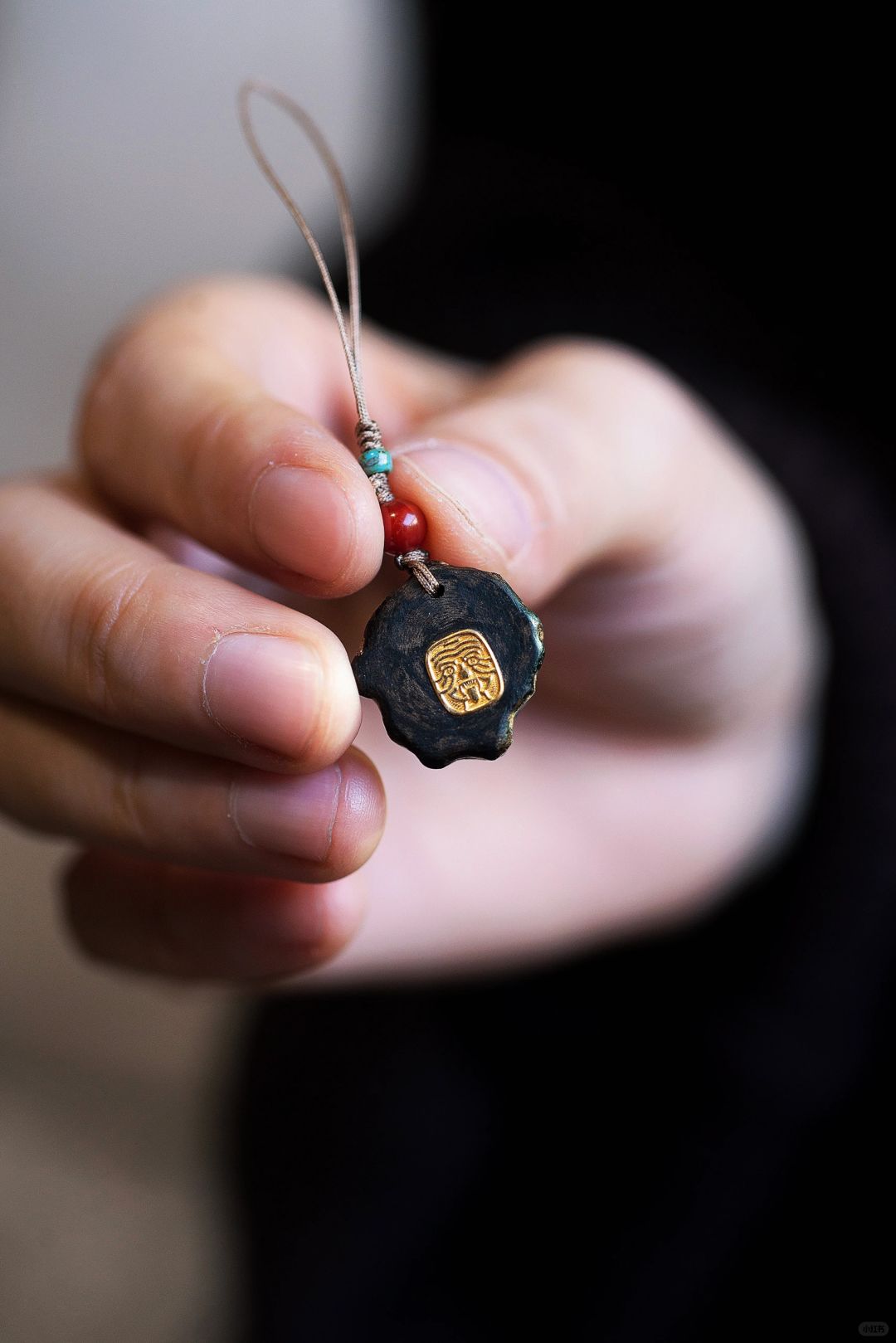 沉香镶嵌18k金【扎基拉姆财神】守护神