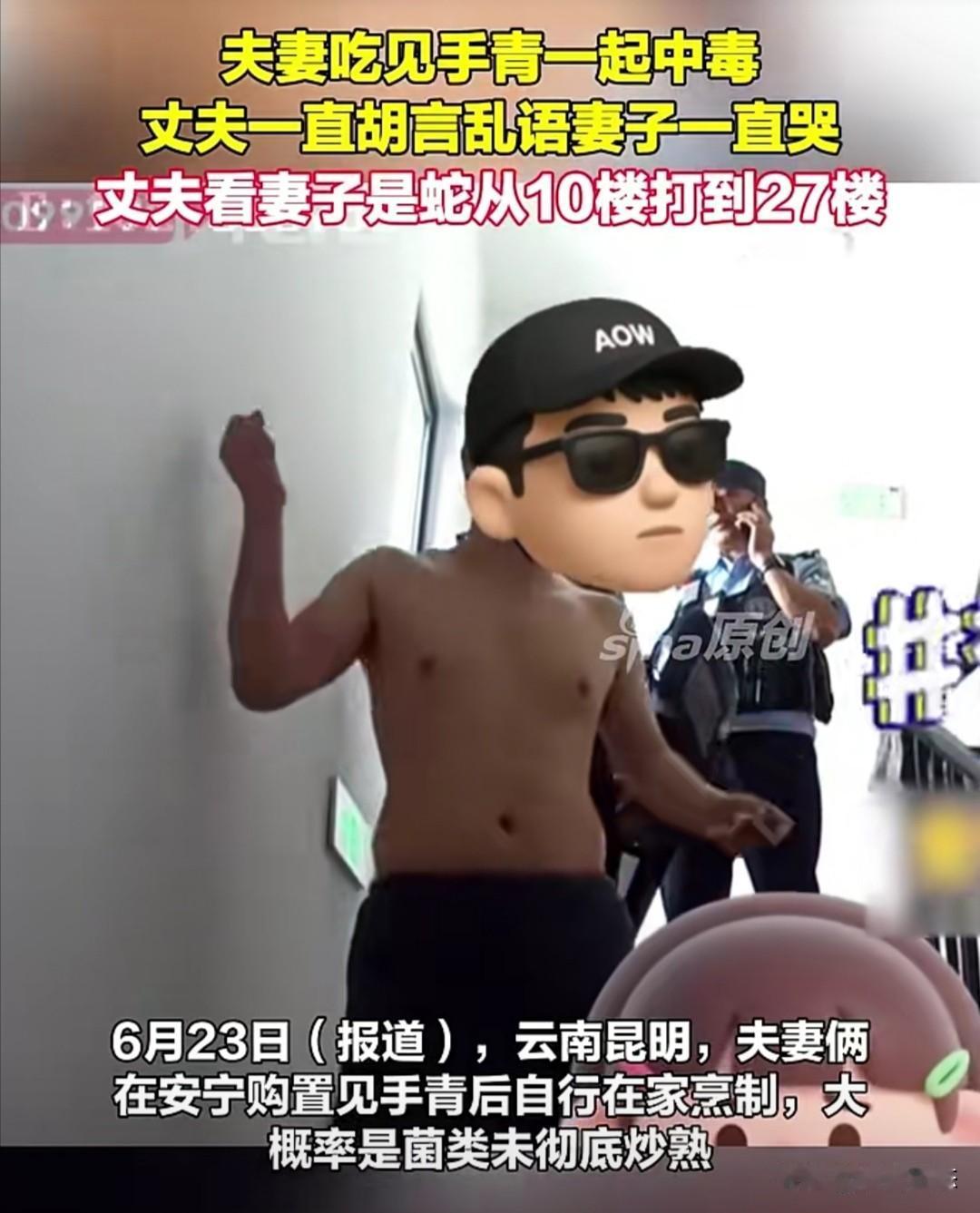近日，云南昆明发生了一起因食用野生菌中毒引发的离奇事件。一对夫妻在安宁市购买了“