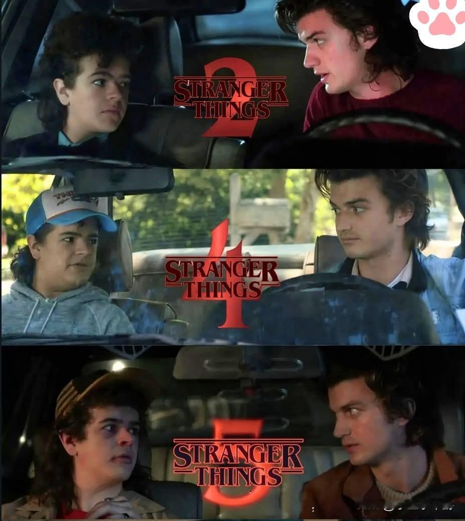 达斯汀和史蒂夫可能是《怪奇物语》中最棒的搭档组合。
从一对偶然结识的伙伴发展为真