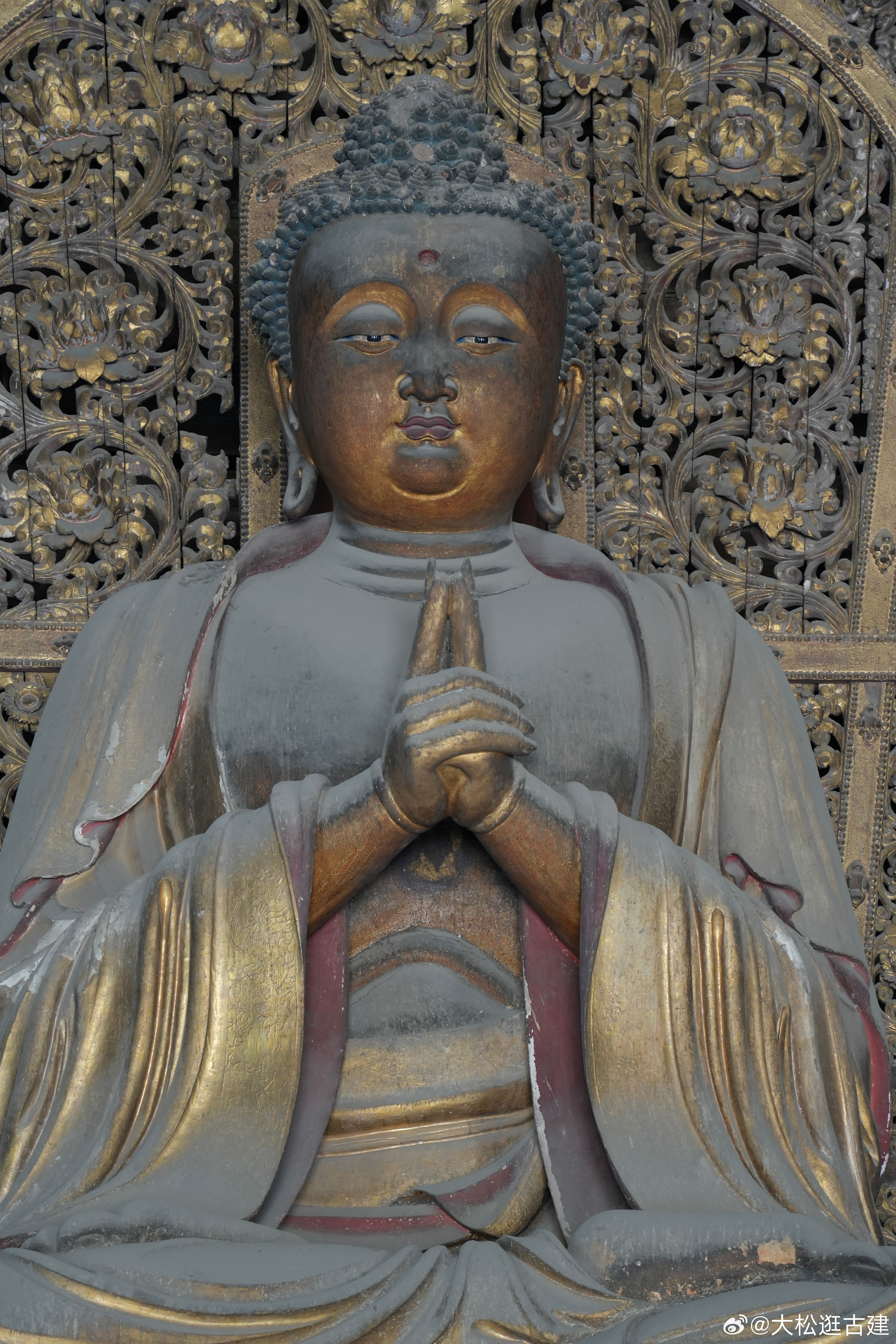 善化寺大雄宝殿五佛·辽金。历史知识 ​​​