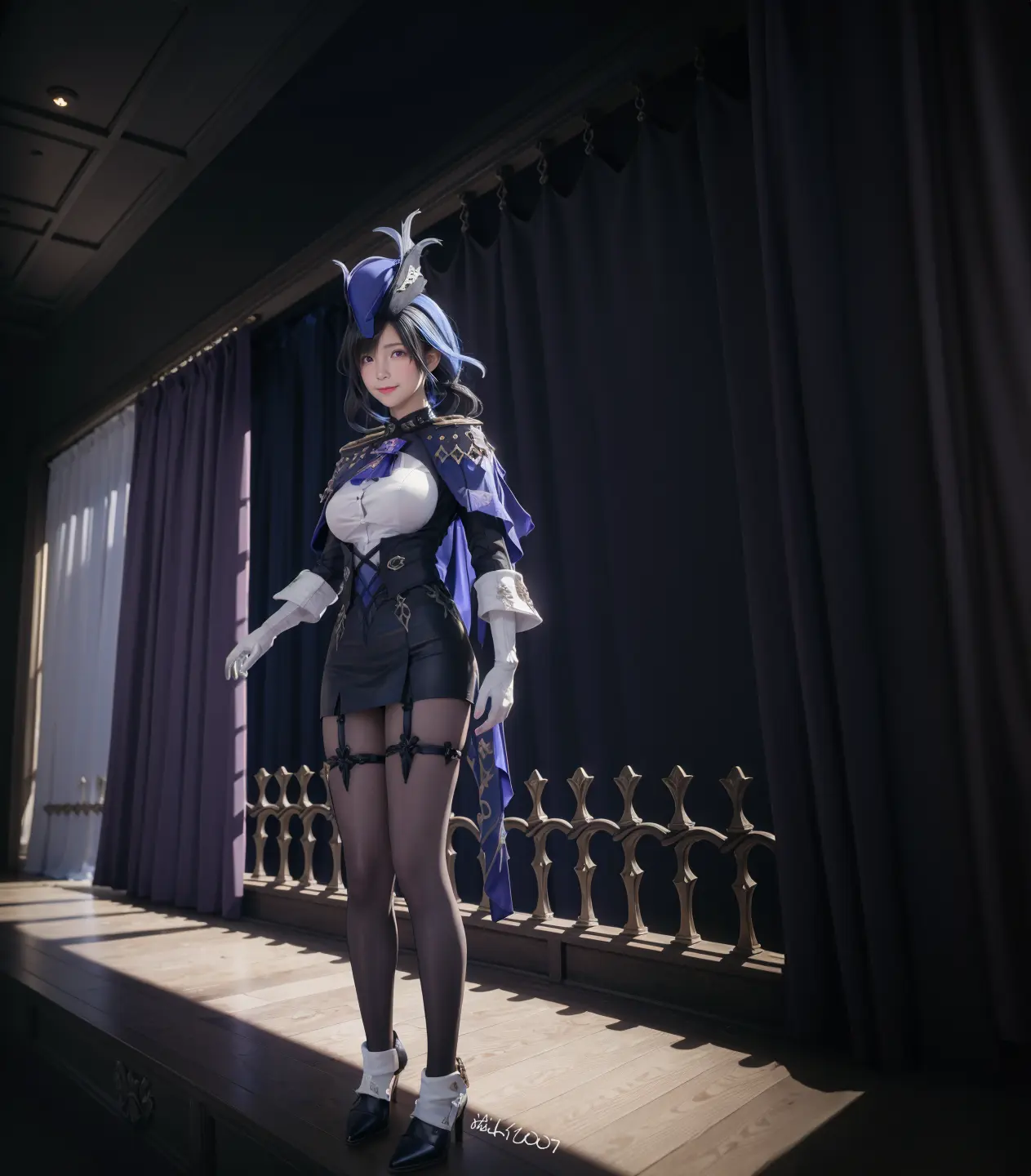 原神 克洛林德。知道你们想看克洛林德～今天她来了～日配的克洛林德，超级帅～