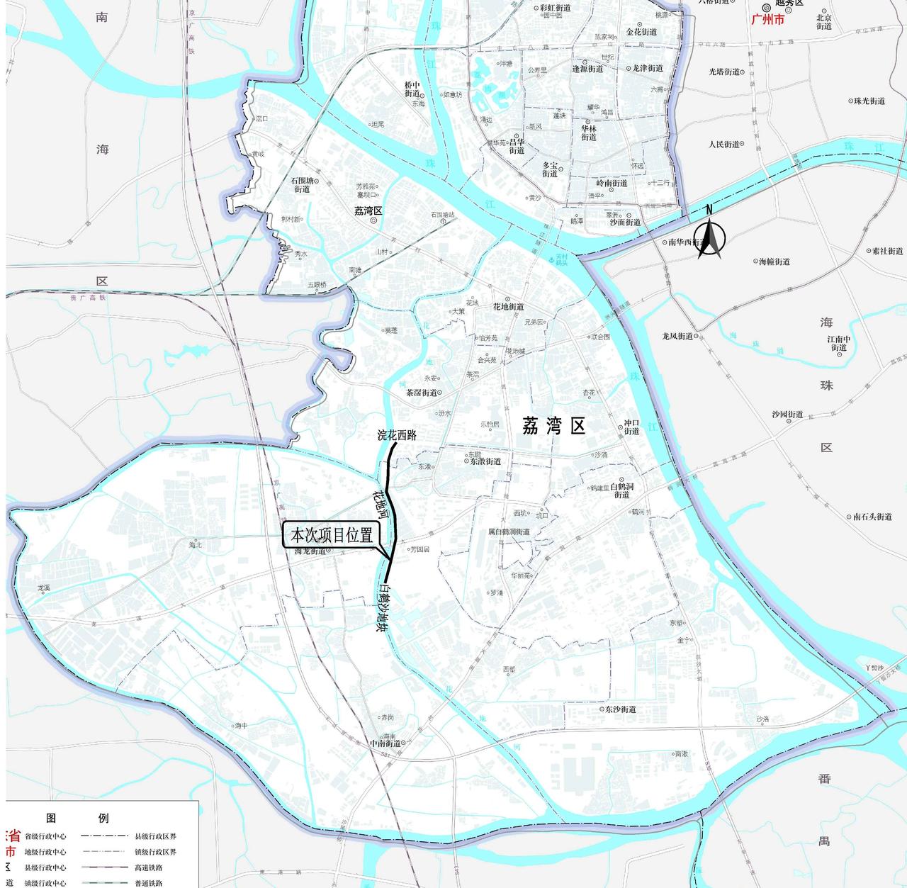 花地河东侧道路（浣花西路—白鹤沙大桥）即将开工，总投资3.64亿元，工期2年。