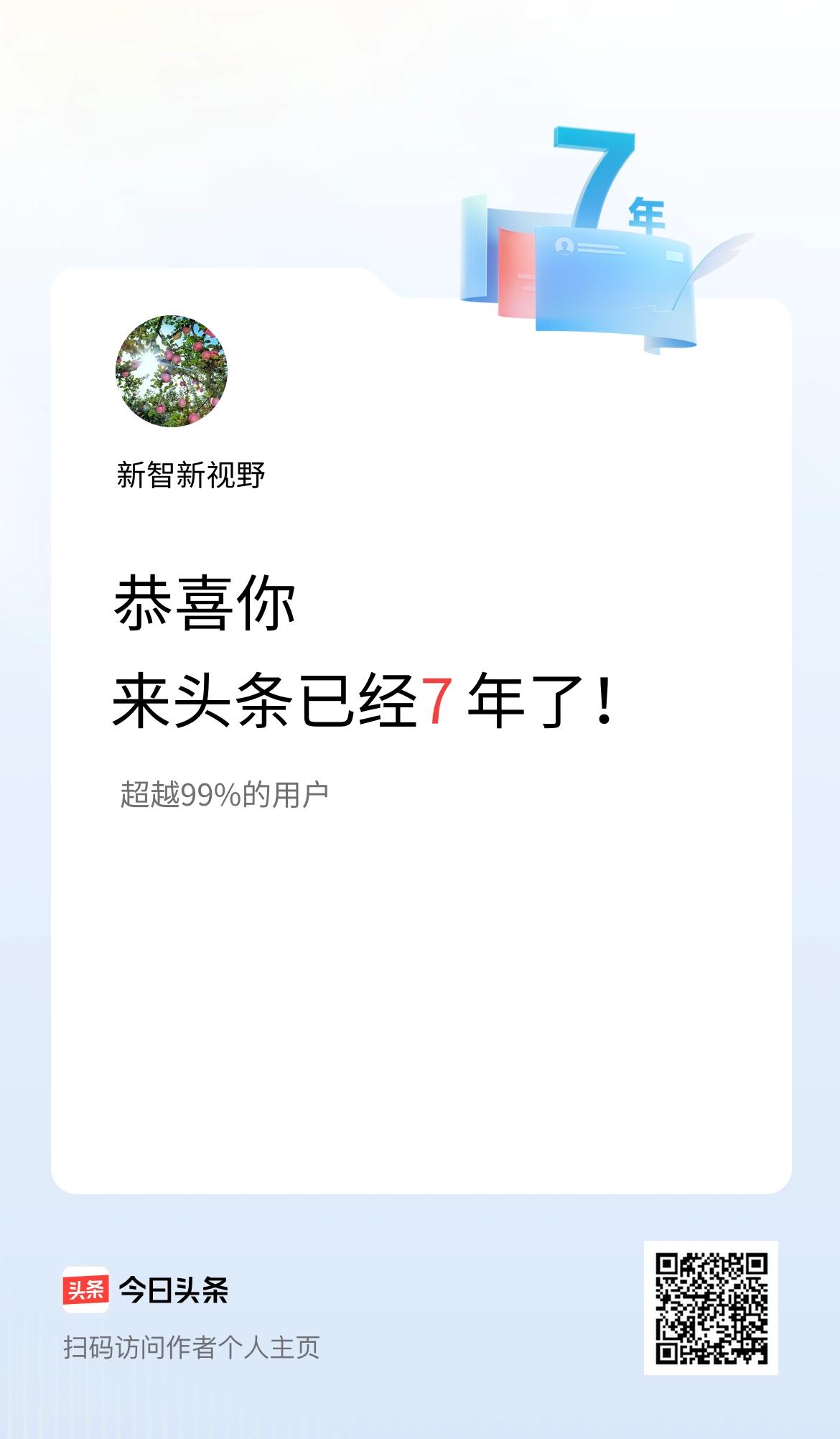 来头条已经7年了！