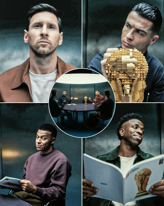 世界杯开赛前，我们又见证了一个经典瞬间😮💨 🏆乐高真的把克里斯蒂亚诺·罗纳