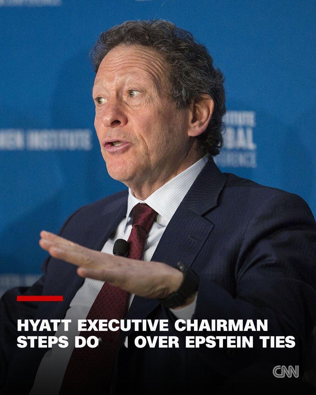 亿万富翁汤姆·普利兹克（Tom Pritzker）宣布辞去凯悦酒店集团（Hyat