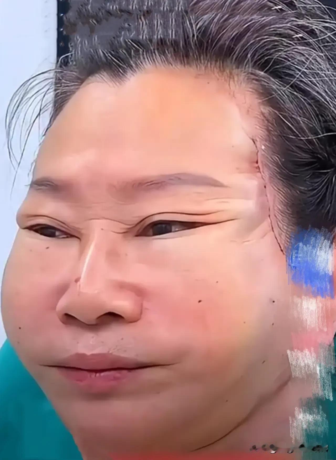做这样的拉皮手术，做还不如不做好看，没有做手术之前眼睛圆圆大大的。还有漂亮的双眼