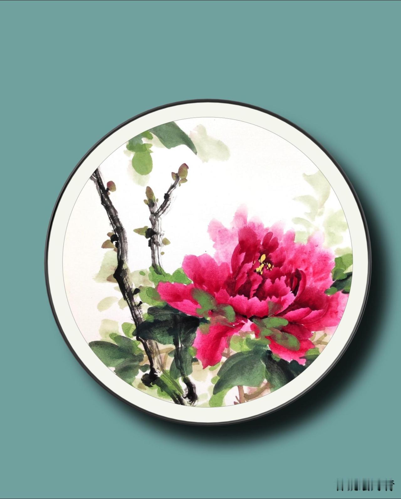 #牡丹花画法视频 #原创作品 #零基础教学 #国画教程 #香凝写意牡丹