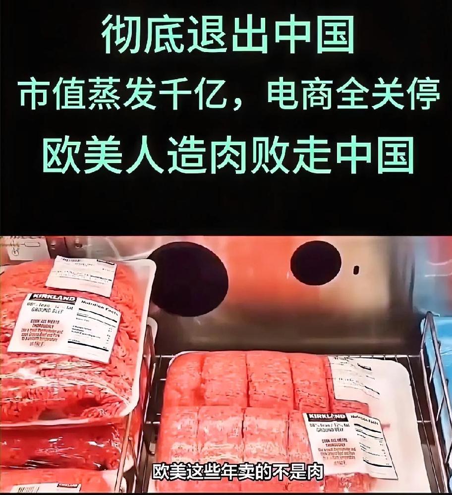 这几年欧美那边鼓吹的人造肉风头正劲，结果在中国市场栽了个大跟头，别样肉客这家全球