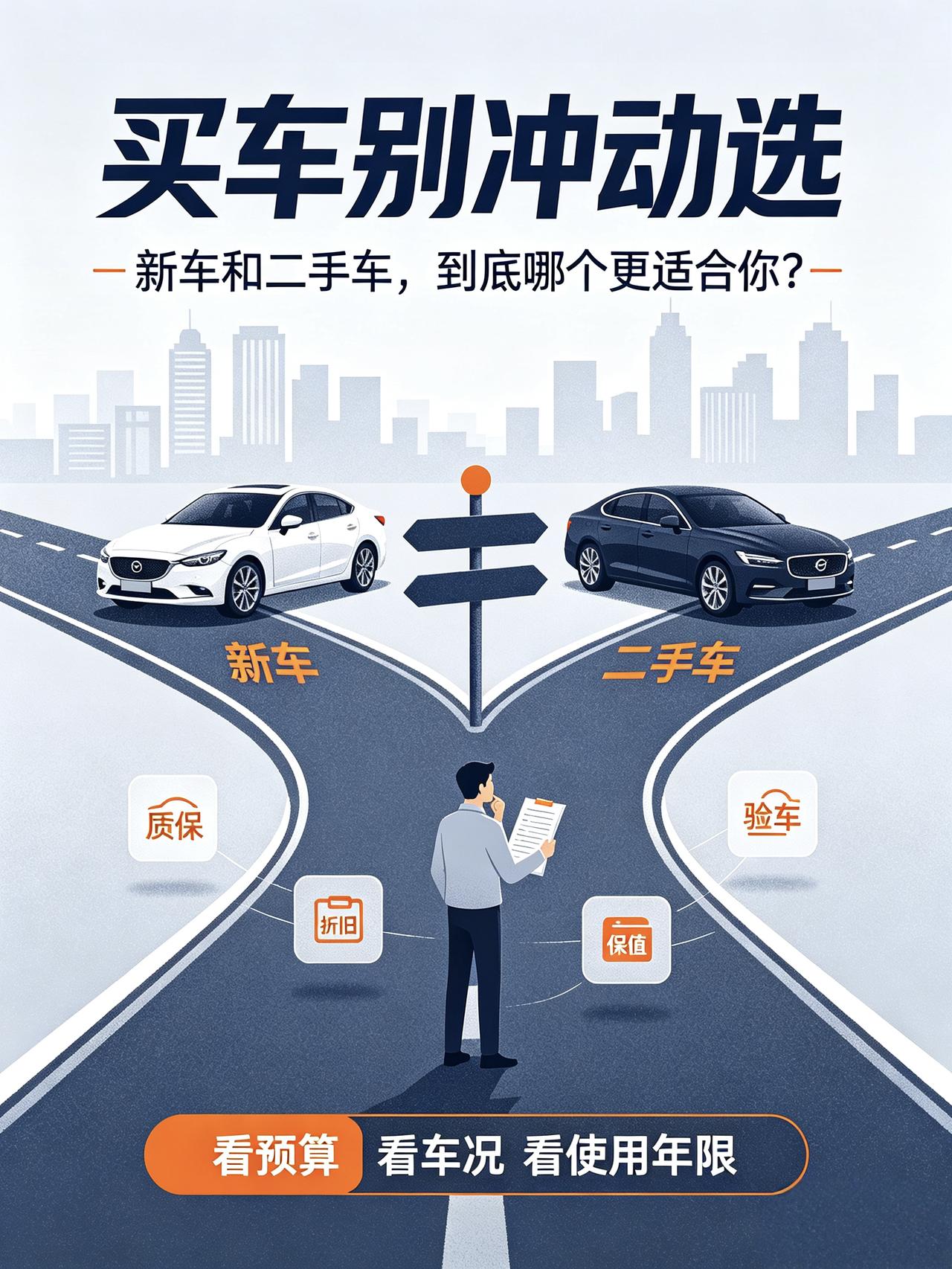 买车选新车还是二手车？别被固有思维带偏，普通人这么选才不踩坑
身边朋友最近纠结买