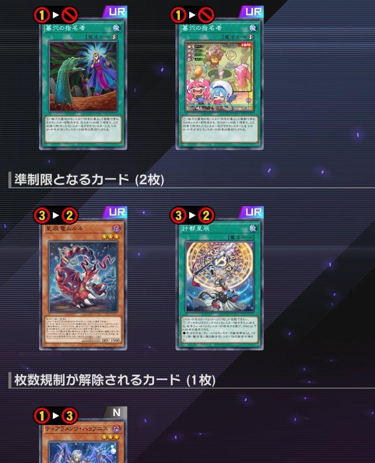 游戏王MASTER DUEL 禁卡表预告 ​​​