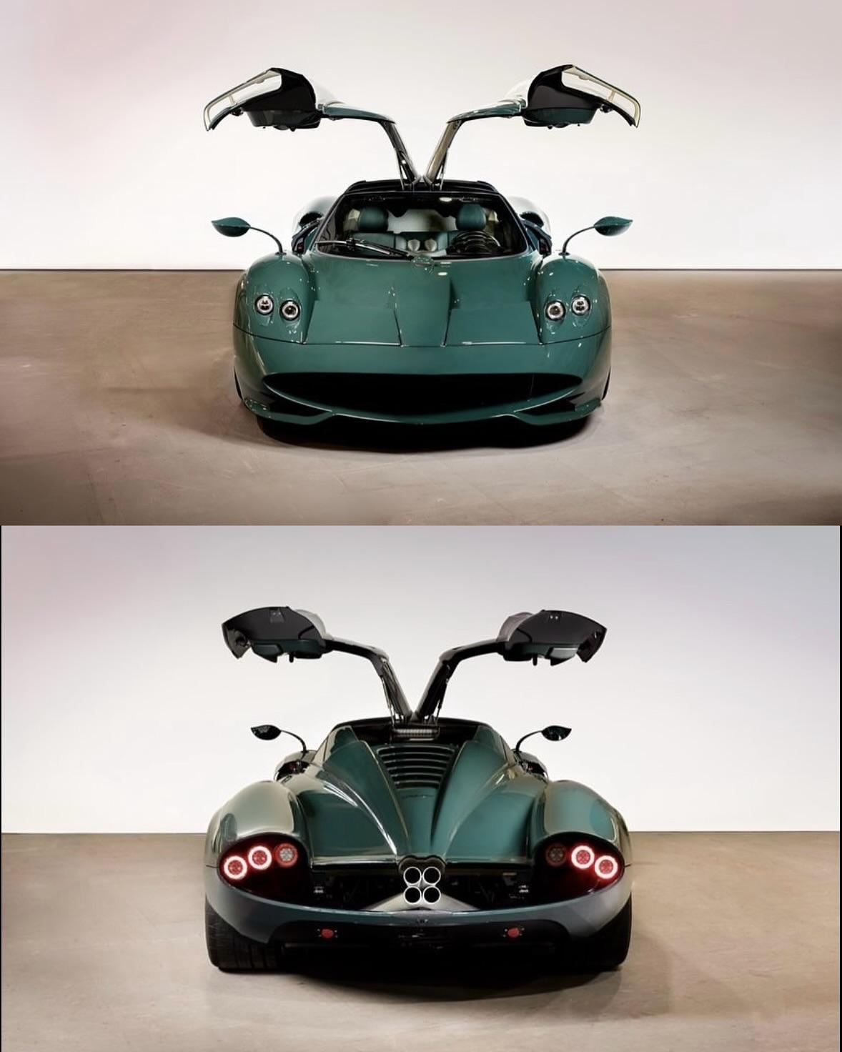 华人大佬1vvm最后一台Pagani Huayra Codalunga爱马仕内饰