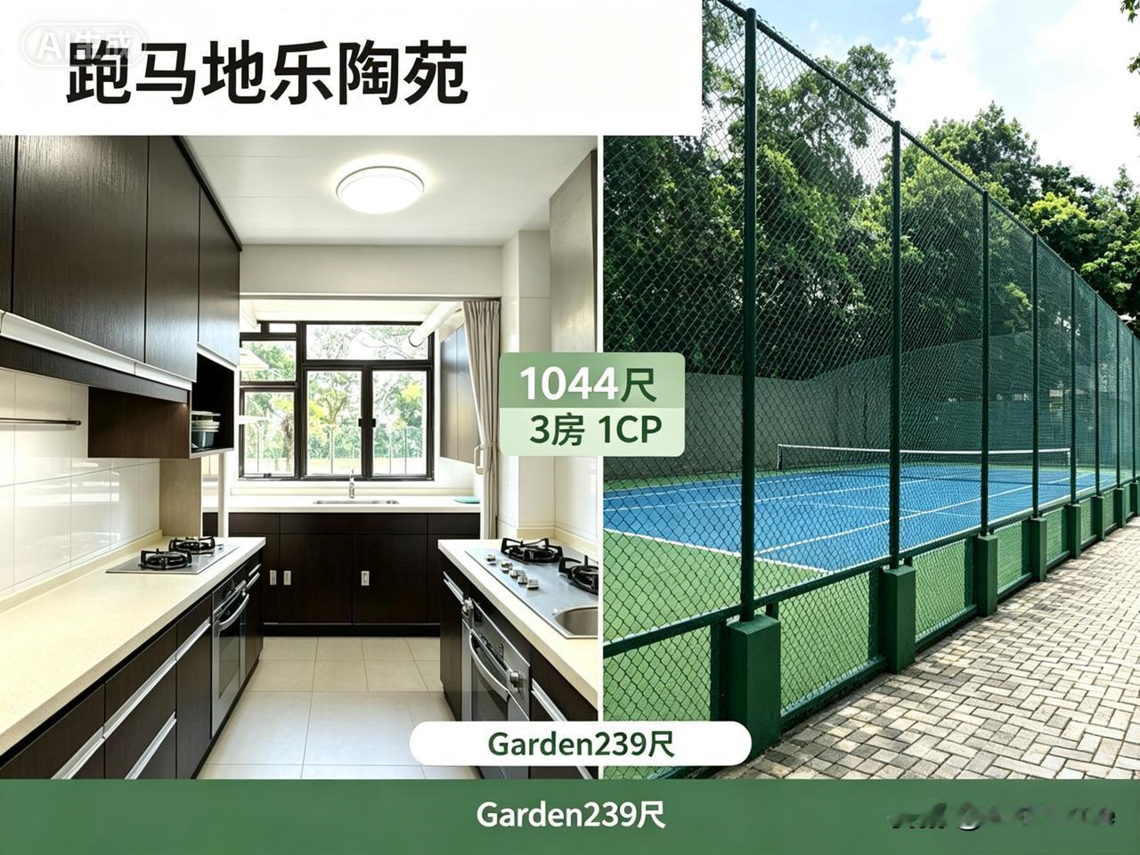 跑马地乐陶苑｜带花园+车位New Dec
跑马地核心地段乐陶苑自带239呎花园，