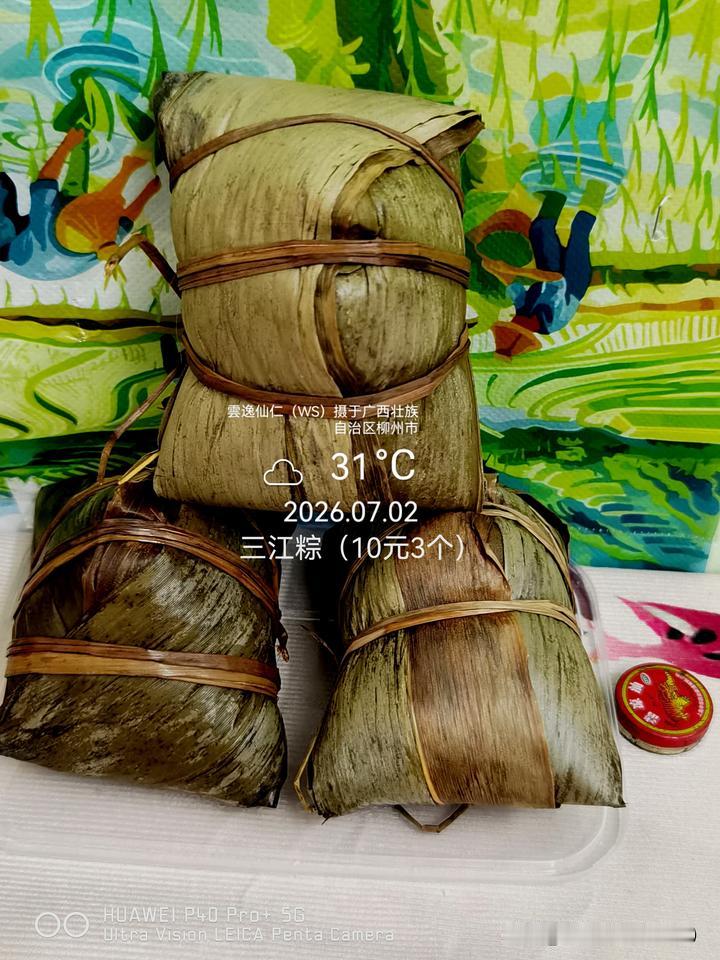 月居生活记录（10060）广西壮族自治区柳州市（97）品尝小吃28：三江粽（10