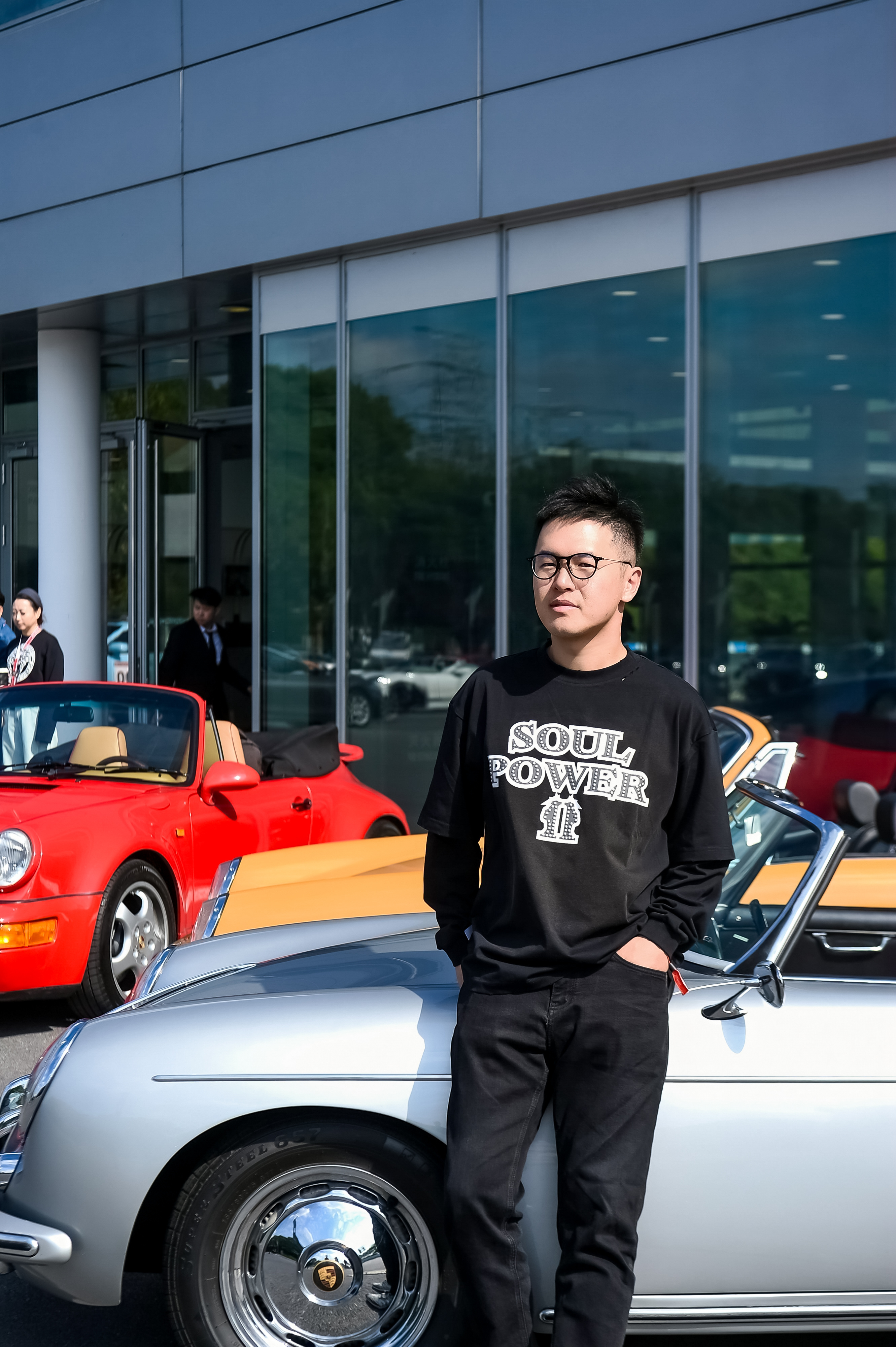 合影留念保时捷356 B 1600 S Roadster（1961年）保时捷91