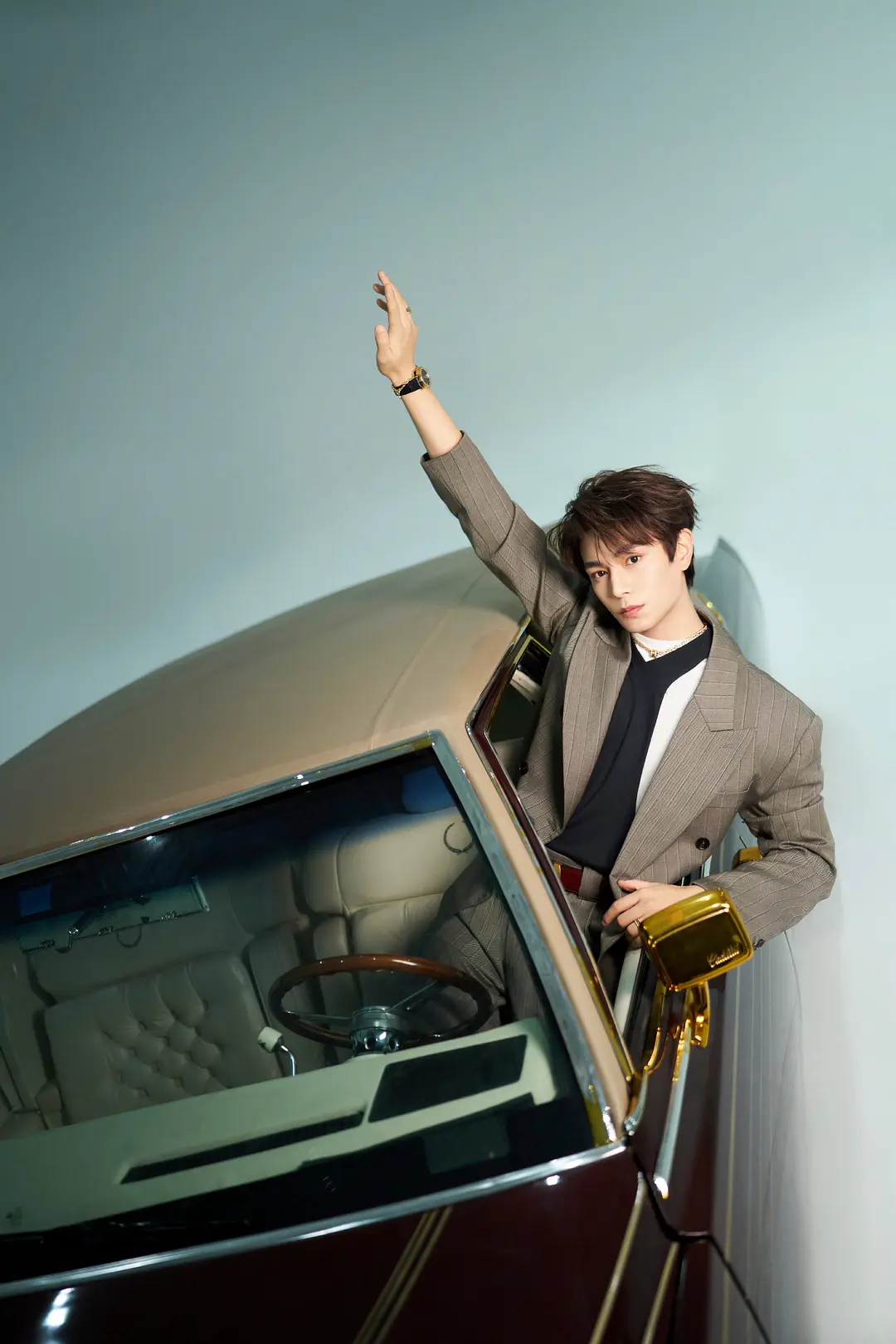 丁禹兮星光大赏出图，好帅！利落！清爽！ 