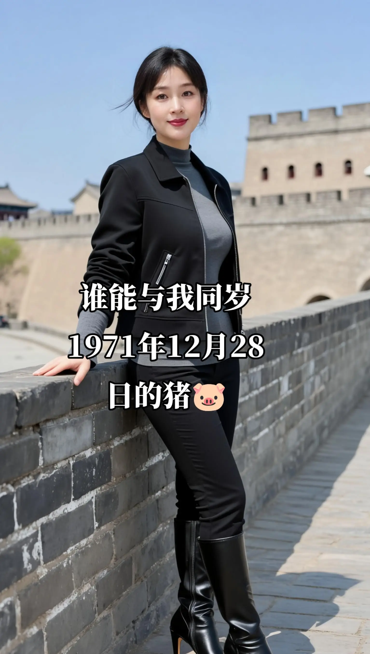 谁能与我同岁，1971年12月28日的猪