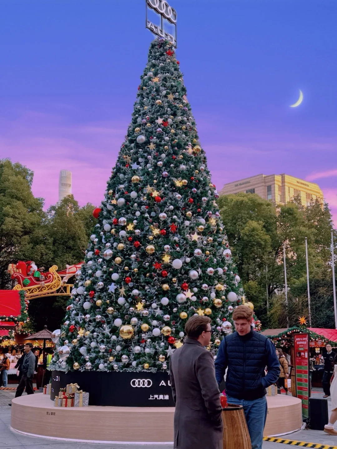 外滩边！！坠期待的圣诞市集开了🎄✨🧑‍🎄。。。