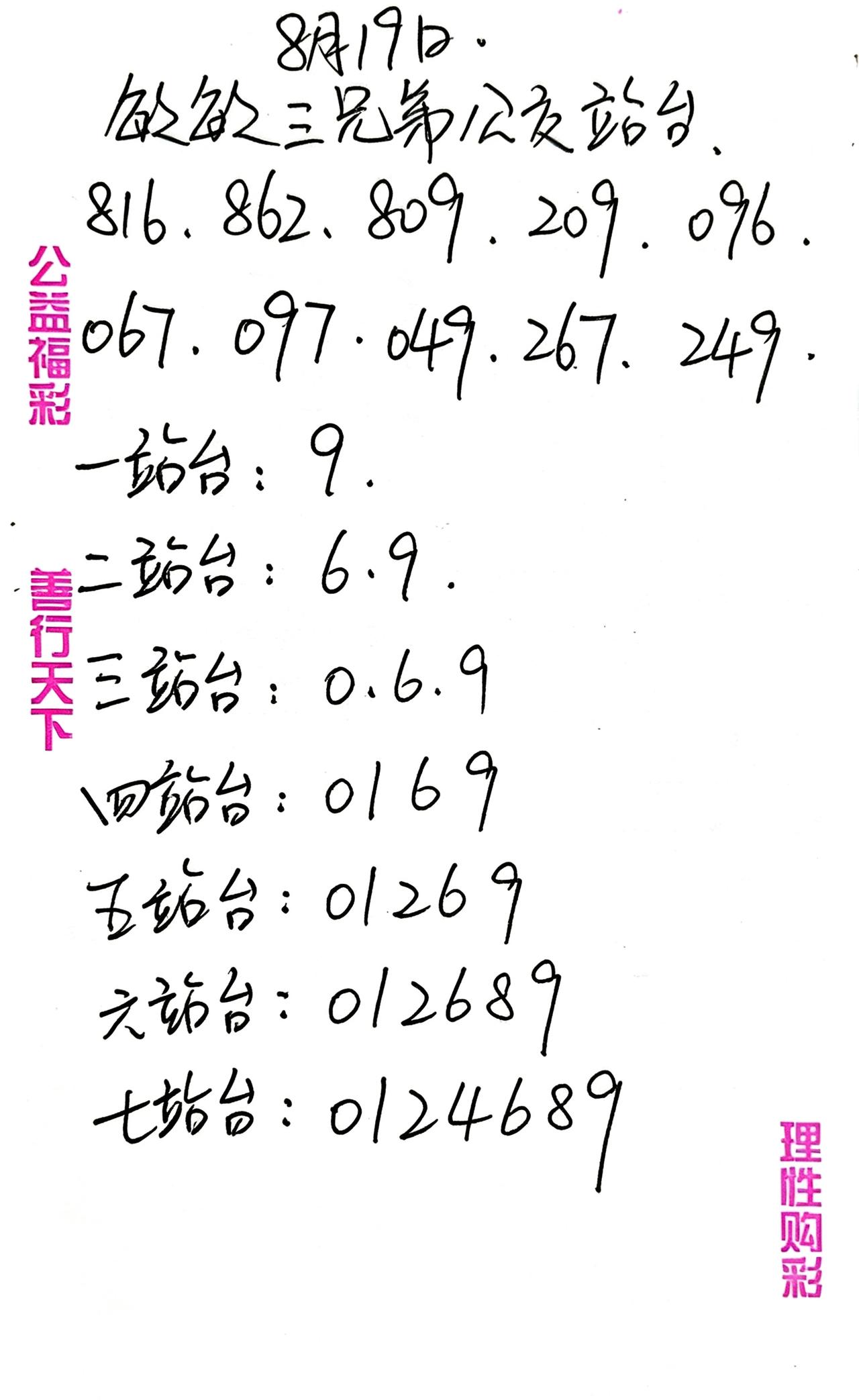 七夕快乐有没有遇见3D高手基本每期都中