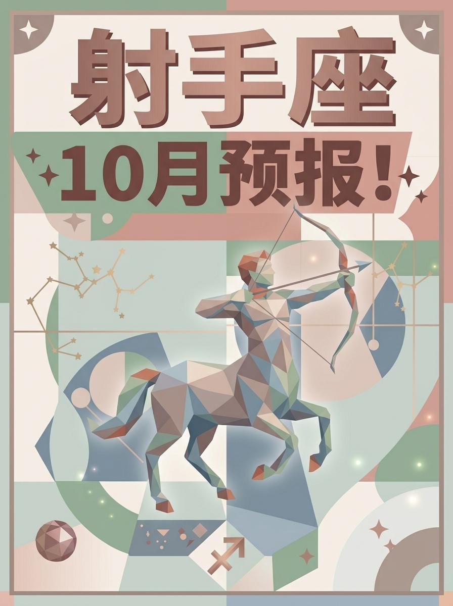 10月的射手座，要破圈生长，大放异彩！。参考太阳+上升