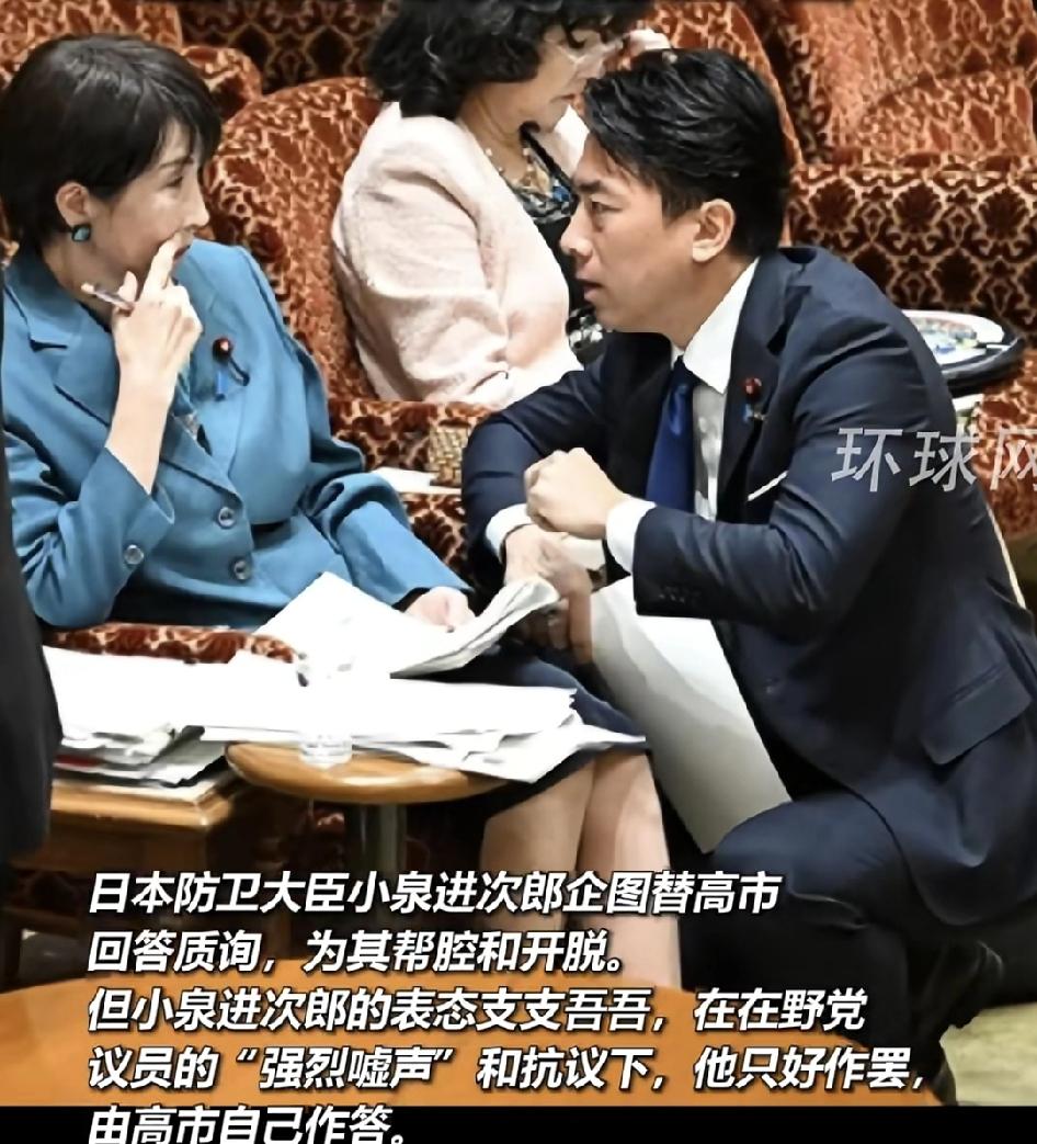 小泉当众单膝跪高市，后者神态很受用啊！
虽说按他们本国礼仪，鞠躬和跪地是很普遍，