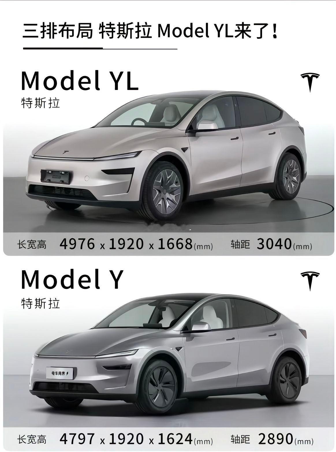 新款特斯拉modelY LLL预计九月份即将上市特斯拉modelYL ​​​