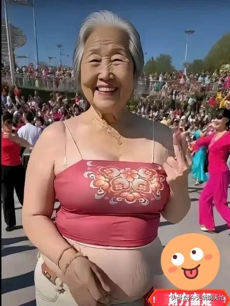 78岁还敢穿吊带跳广场舞！有人夸辣妹，有人骂不得体，评论区吵翻了
 
真的被这位