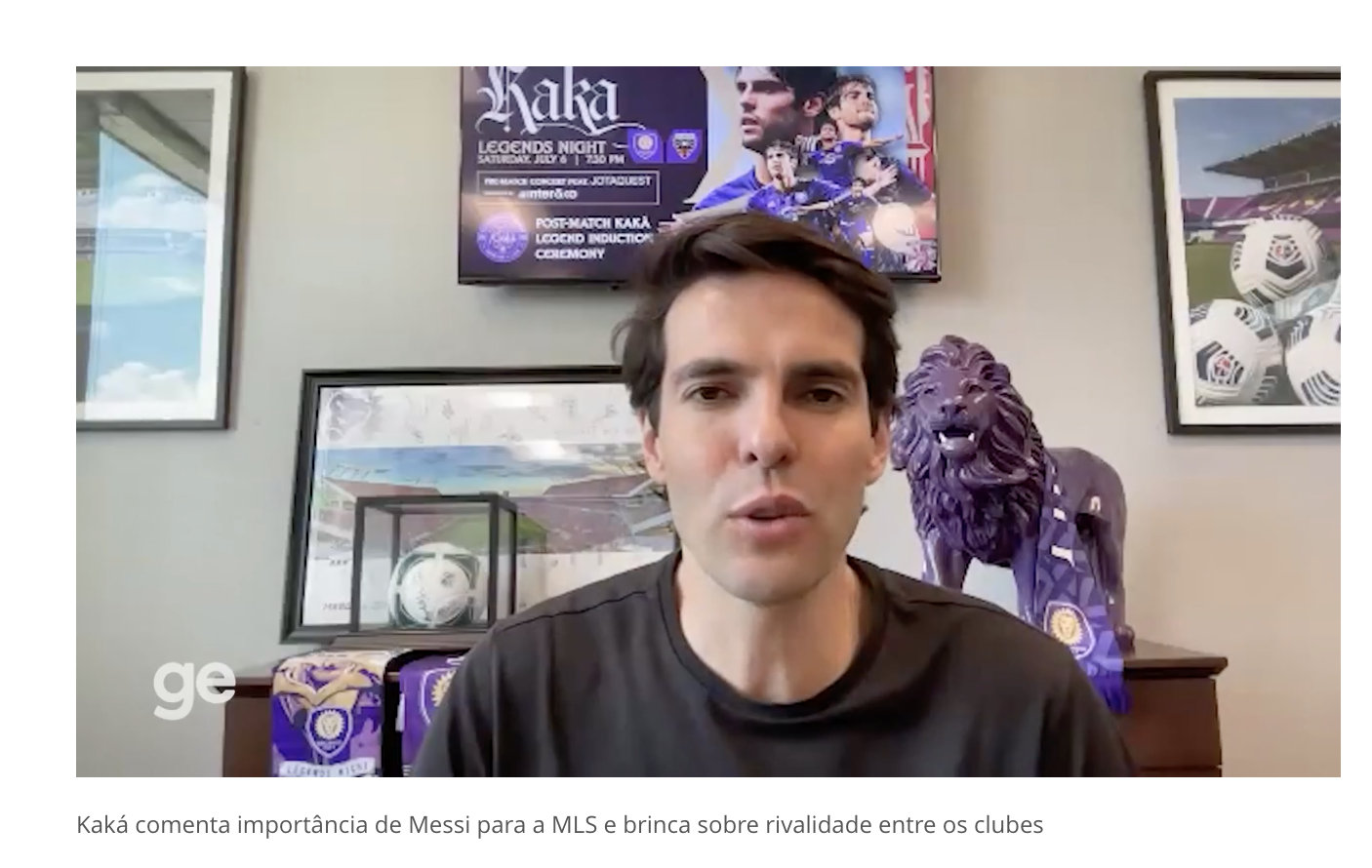 卡卡接受巴西媒体ge.globo专访谈梅西加盟美职联🎙️：“奥兰多在我的职业生