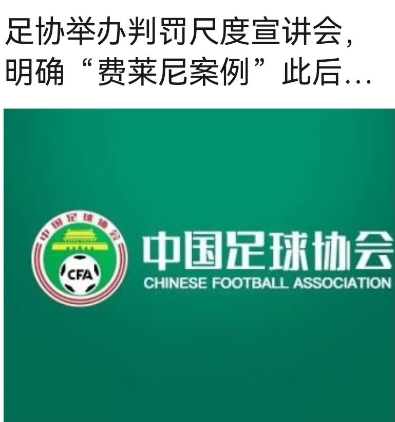 足协在判罚尺度宣讲会表示：“费莱尼案例”此后不再吹犯规，应判进球有效。

2月2