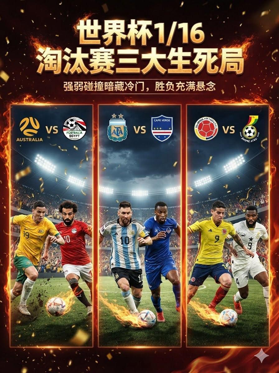 ⚽️【今日世界杯赛事技术流复盘分析】 场次一：澳大利亚 vs 埃及（02:00）