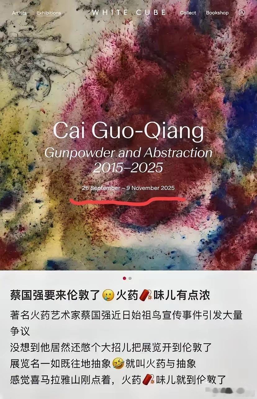 蔡国强珠穆朗玛峰烟花秀事件怎么处理？至今没有看到下文。事后，蔡大师潇洒自在地在国