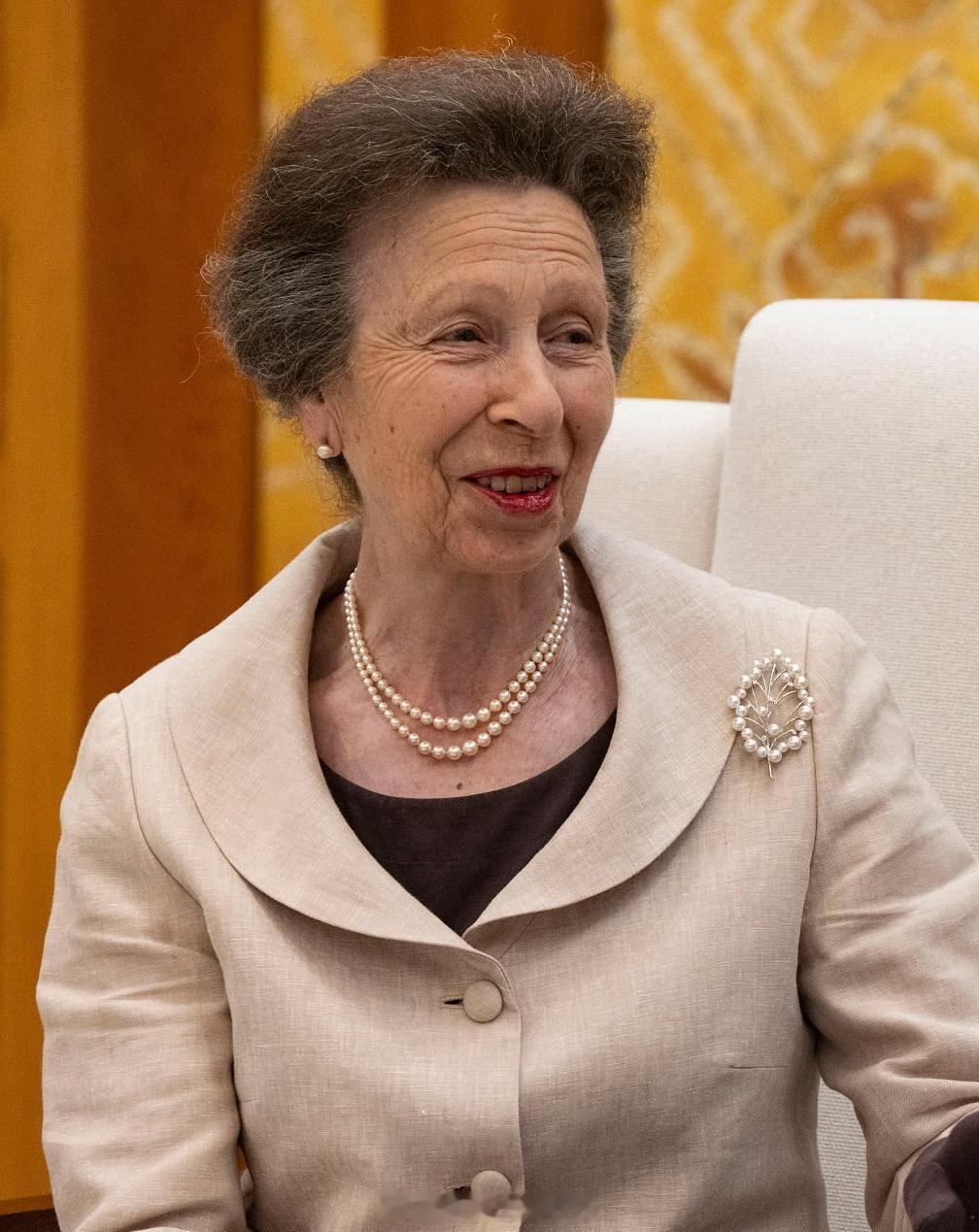 珠宝 最近英国安妮公主外访韩国、泰国以及内部去北爱尔兰时都佩戴了一枚叶形胸针。结