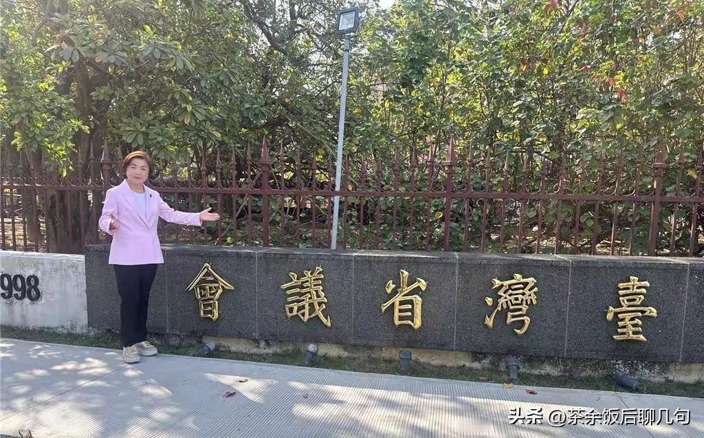 杨琼樱站在台湾省议会门口，回忆自己9年省议员生涯，这一幕直接把事实摆到台面上：台