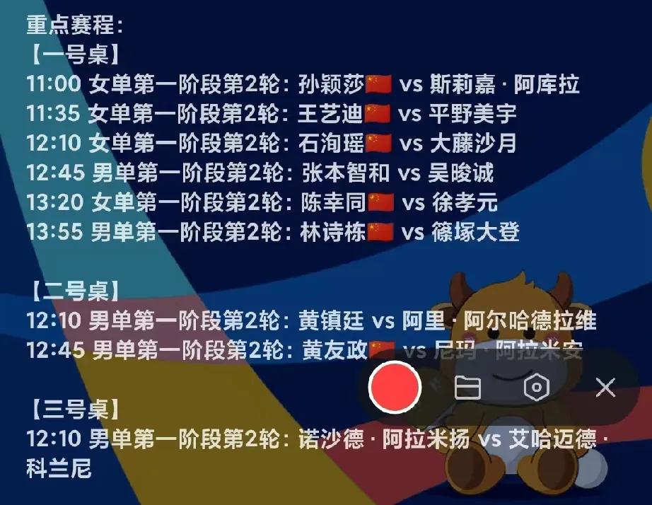 高潮逐步来啦！
2025一2一20号亚洲杯明天第二轮赛程表，拿去不用谢！
千万别