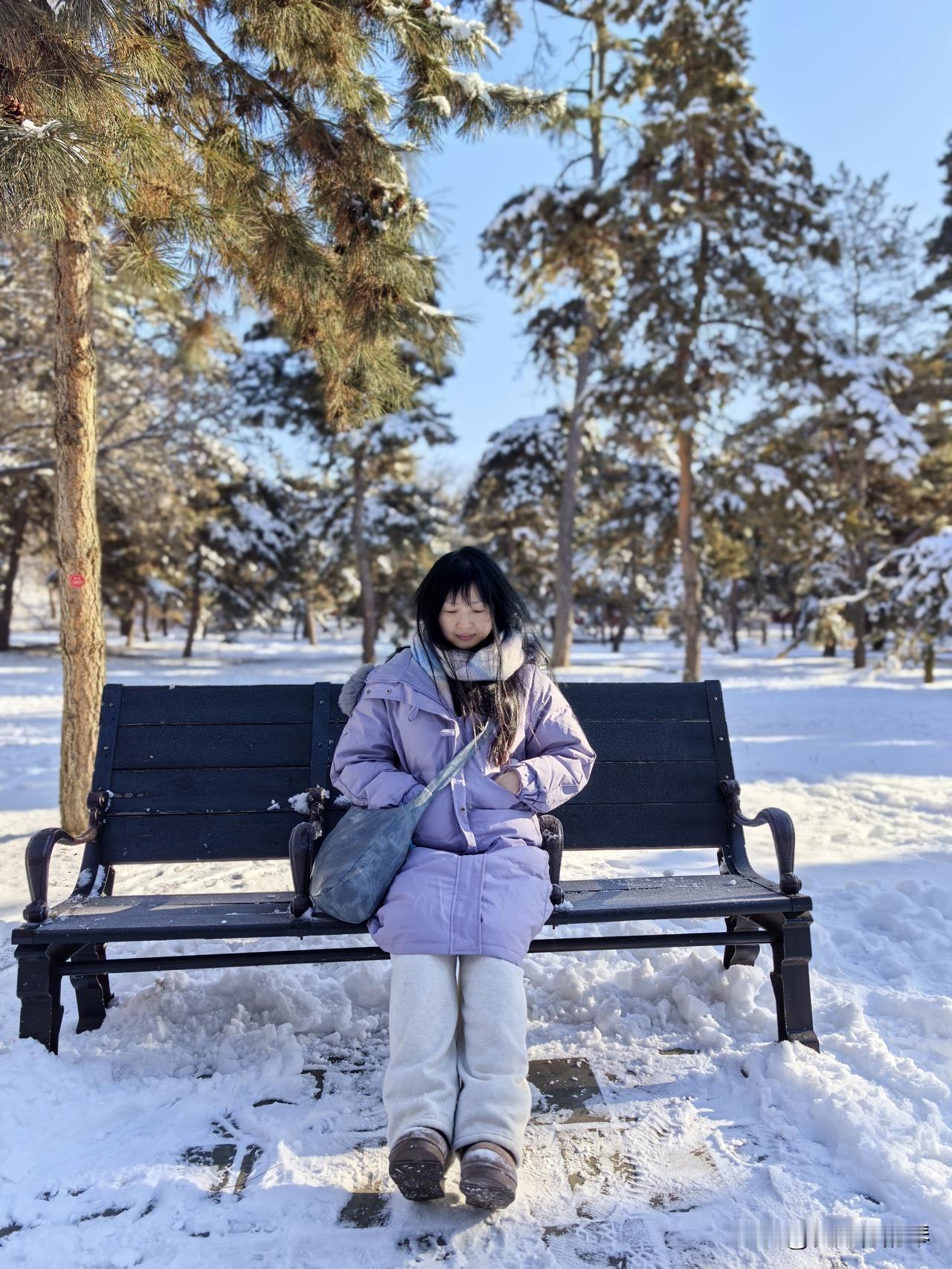 东北行最后一个景点，沈阳清福陵！努尔哈赤和皇后👸的陵墓。

游客超级少，和前两
