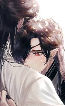 #天官赐福#偶尔流泪的花城更让殿下心疼[悲伤][悲伤][悲伤]画师：katzia