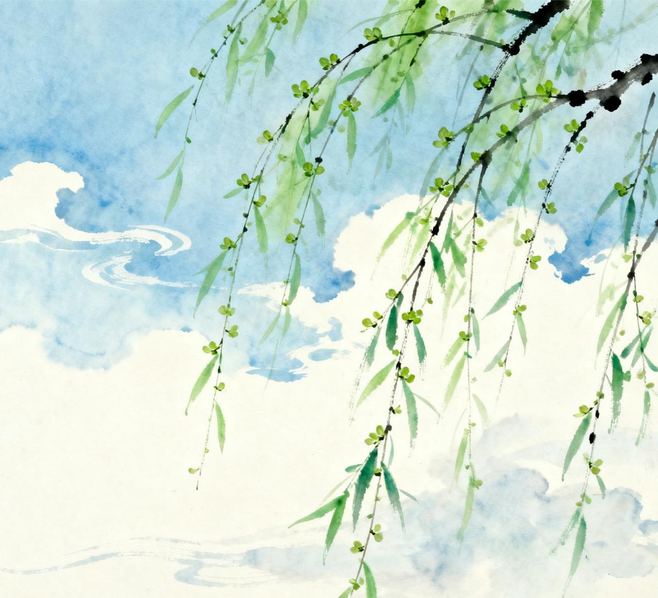 上联:秋雨无心敲落叶。请对下联秋雨无心敲落叶，春风有意抚新柳。