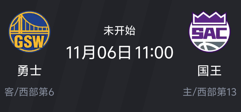 勇士队今天背靠背对阵国王，伤病情况:斯蒂芬-库里（生病）、吉米-巴特勒（腰部酸痛
