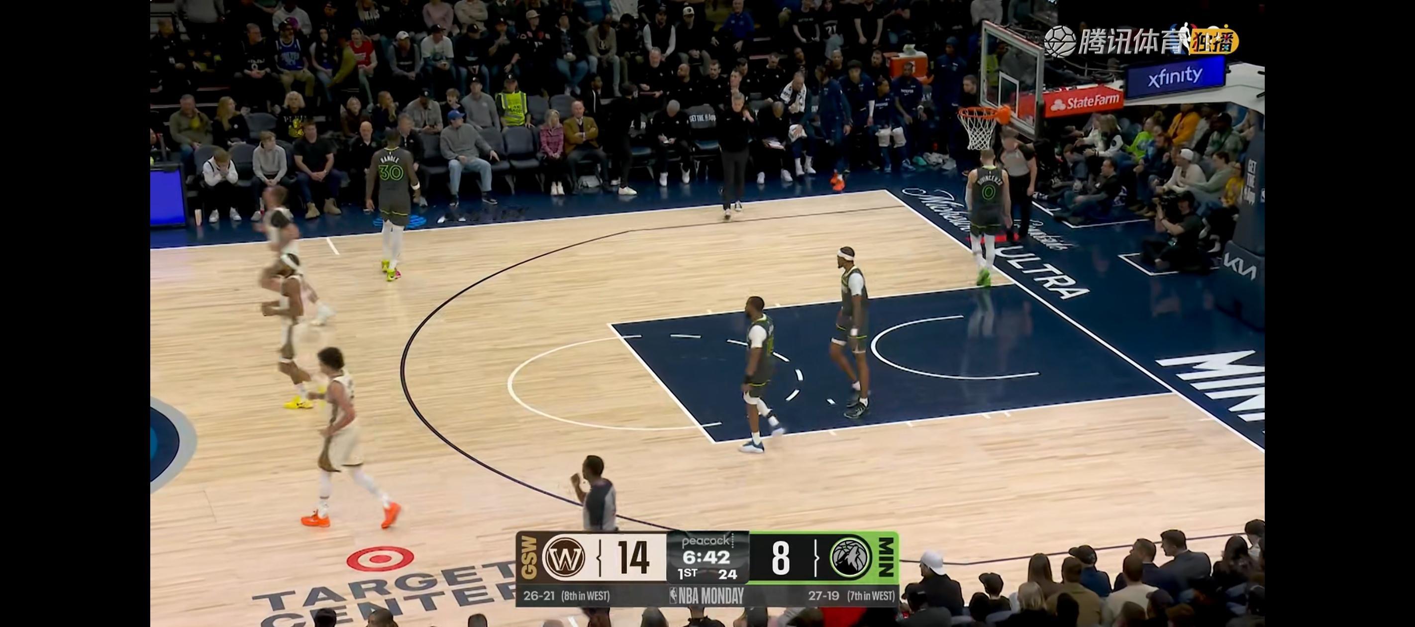 大哥们，发生了什么？？？勇士vs森林狼金州勇士金州勇士