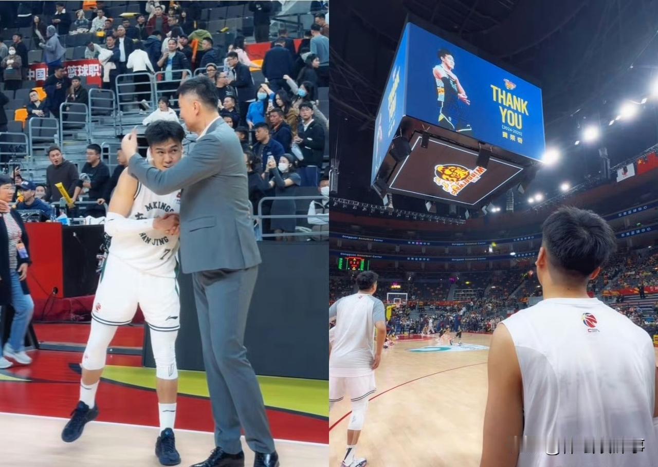 不得不说黄荣奇和广东男篮的队员们关系真的非常好，广东男篮也绝对是一个非常有人情味