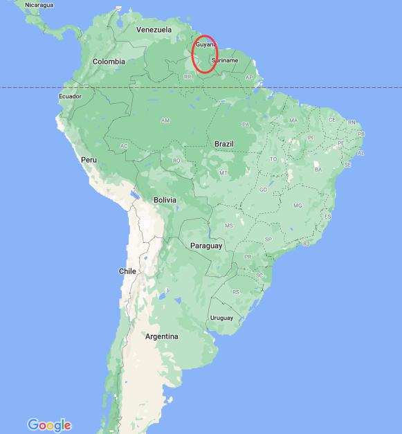 石油，真正的地下黑金！
圭亚那，一个估计很多人听都没听过的南美洲小国，才80万人