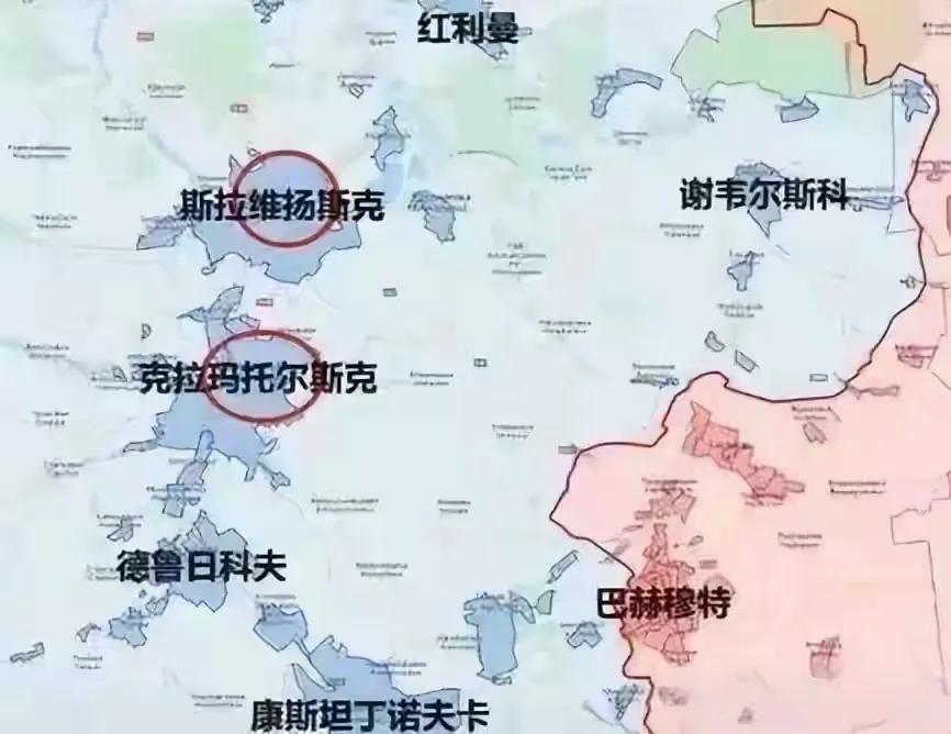 南门只剩一脚油，德鲁日科夫卡要被三面捂住了！
据开源战报，俄军在顿巴斯南翼又往前
