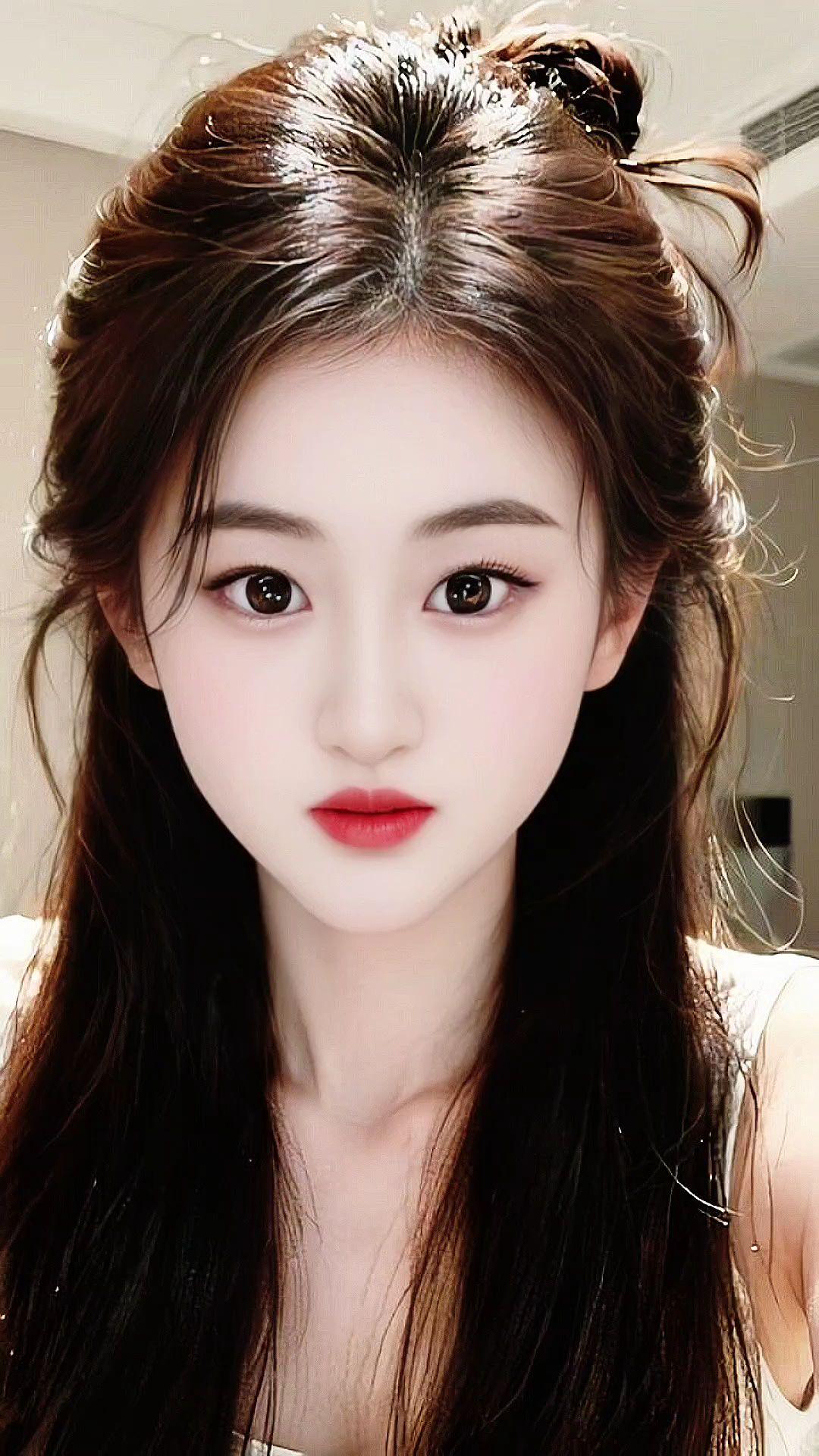 氛围感甜美气质发型 清纯甜美氛围感 日常妆容分享 温柔系女生发型 清纯甜美