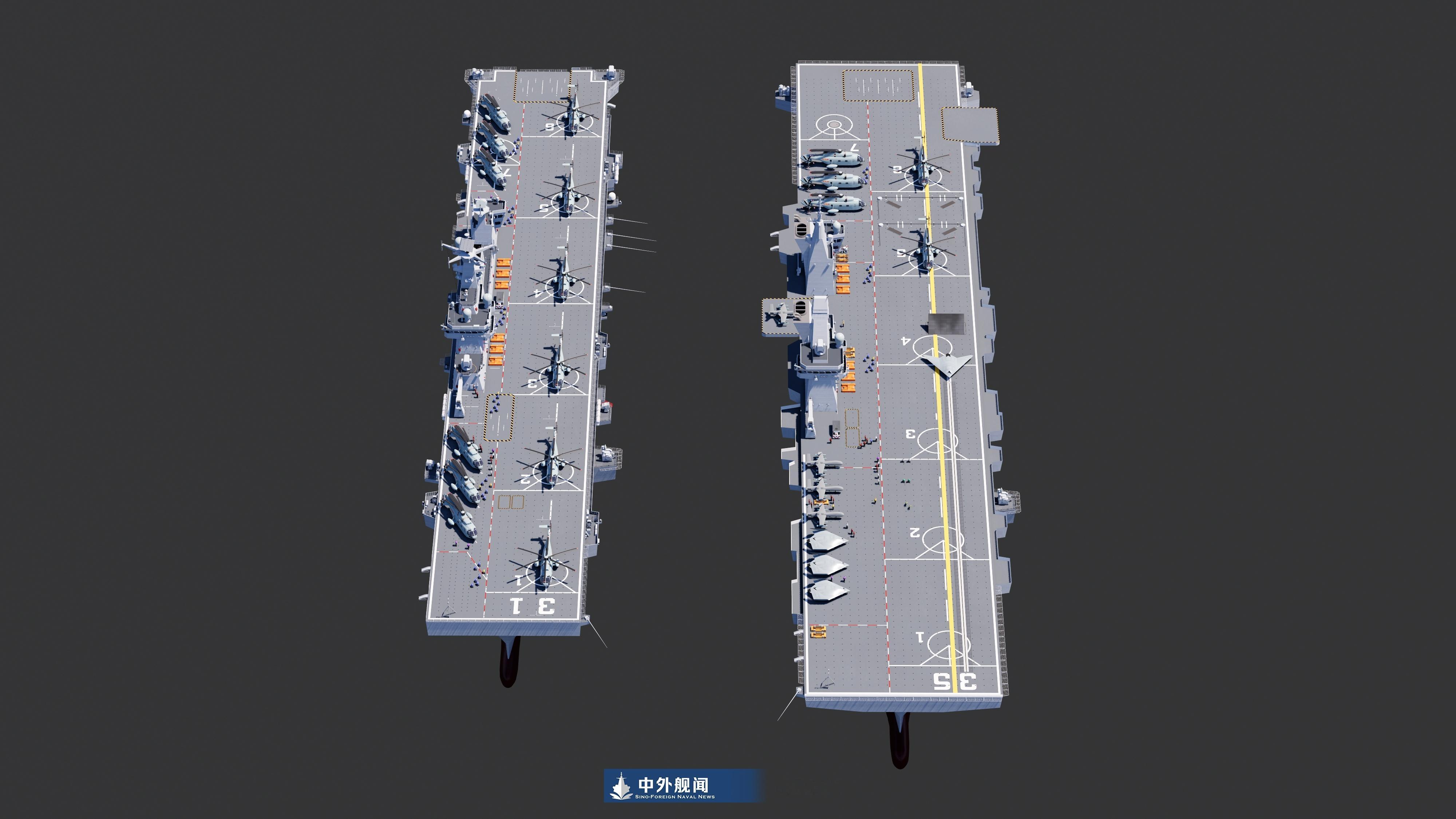 6月版076CG示意图，你们喜欢的完全体弹射器，还有真正的弦内升降机，顺便祝大家