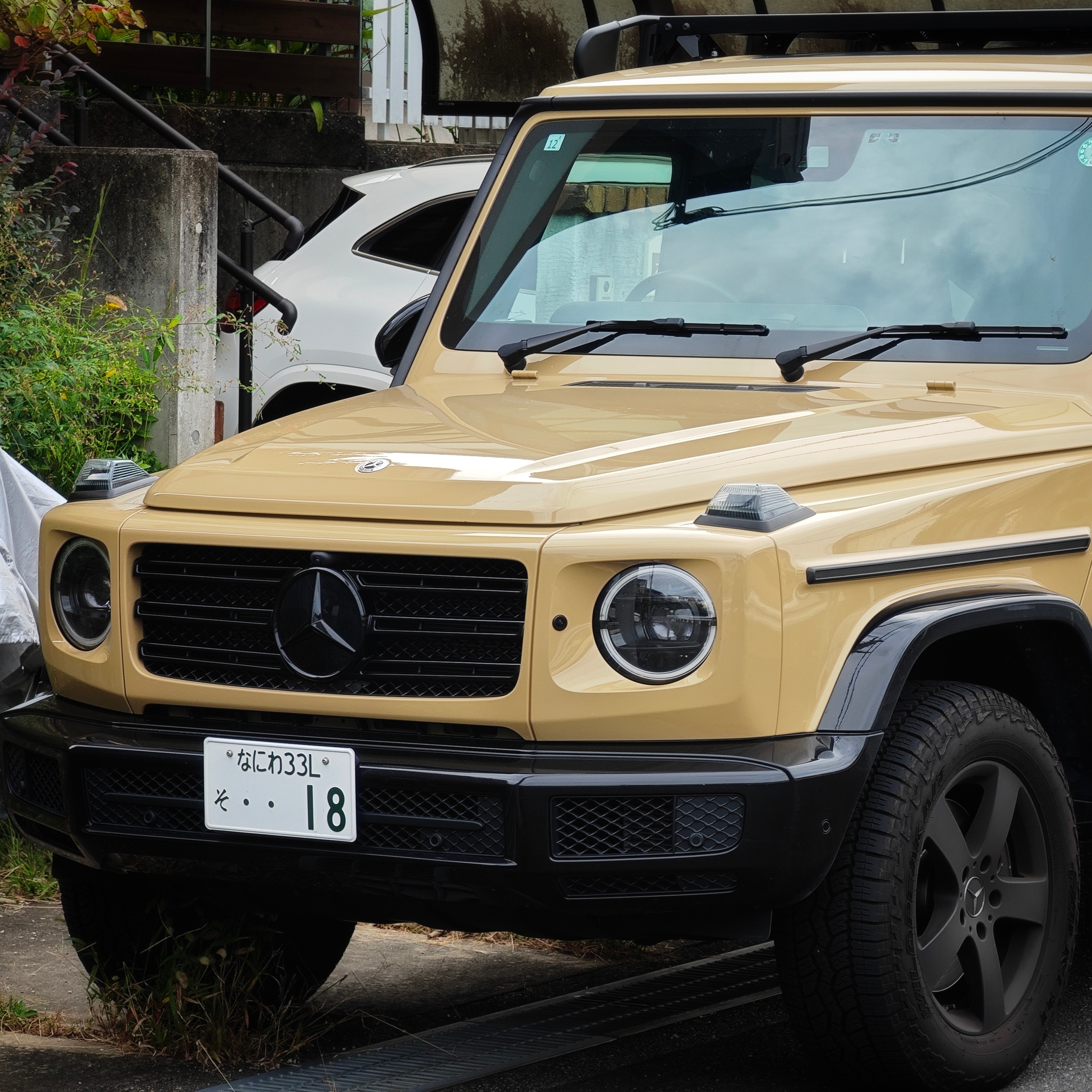 #型车街拍# 小改款前的奔驰G400d，岛国消费者太幸福，只需100万出头就能买