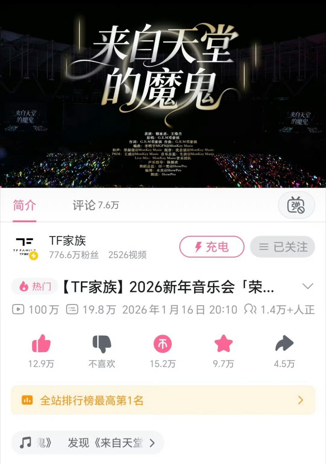 王橹杰穆祉丞双人舞台破百万橹穆双人舞台播放量破百万枳妹们真的好牛，厉害，加油 