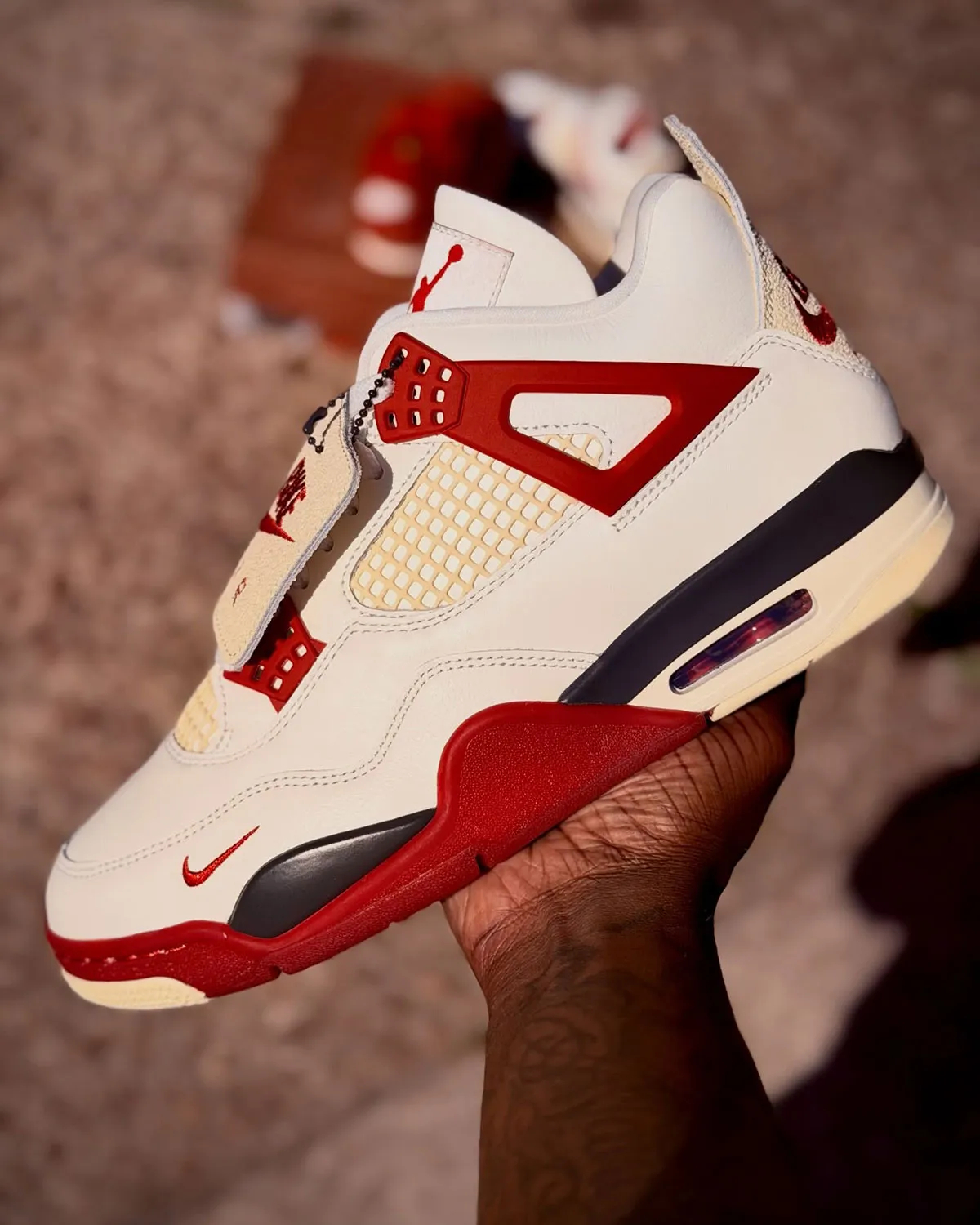 Nigel Sylvester x Air Jordan 4 “Brick Af