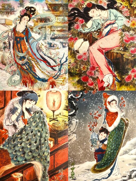 彫仙老师绘画 仙梦红楼 红楼梦系列